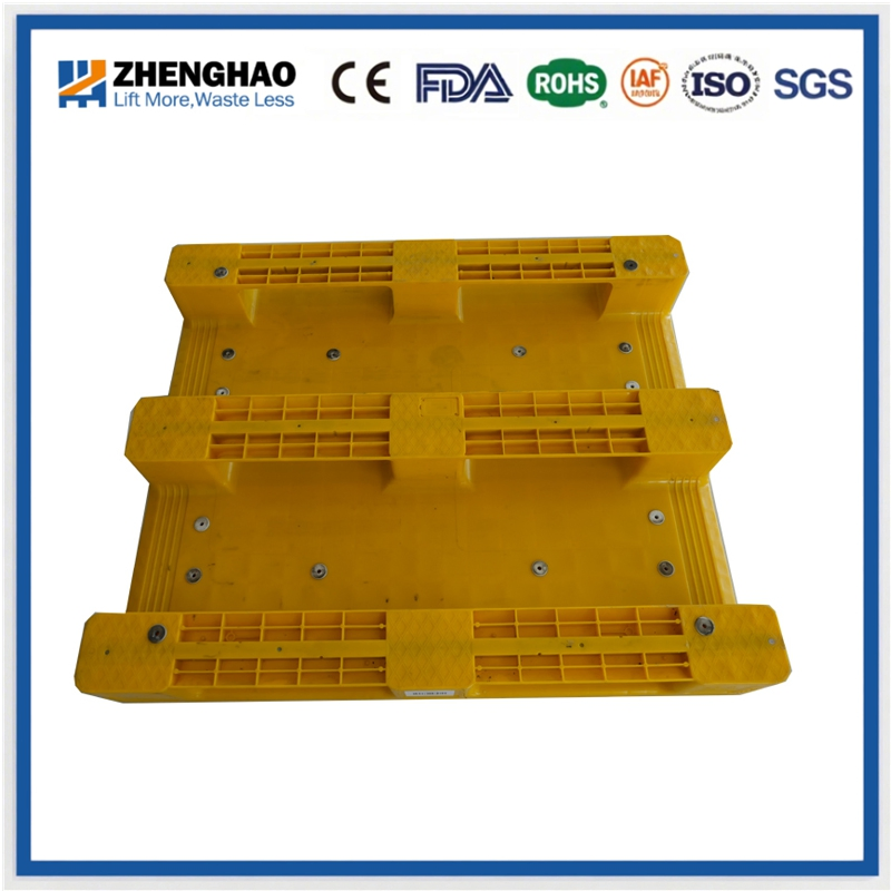 1200X1000X165mm Reversible/ Nestable/ Exporting/Loading Heavy Duty Plastic Pallet Manufacturers Plastic Pallet with Steel Reinforcement Pallets for Rack Warehou