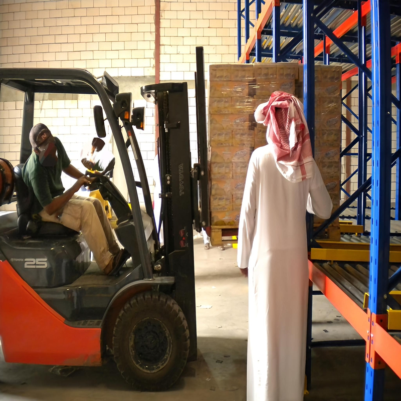 Versatile Live Storage Racking for Optimal Carton Flow Management