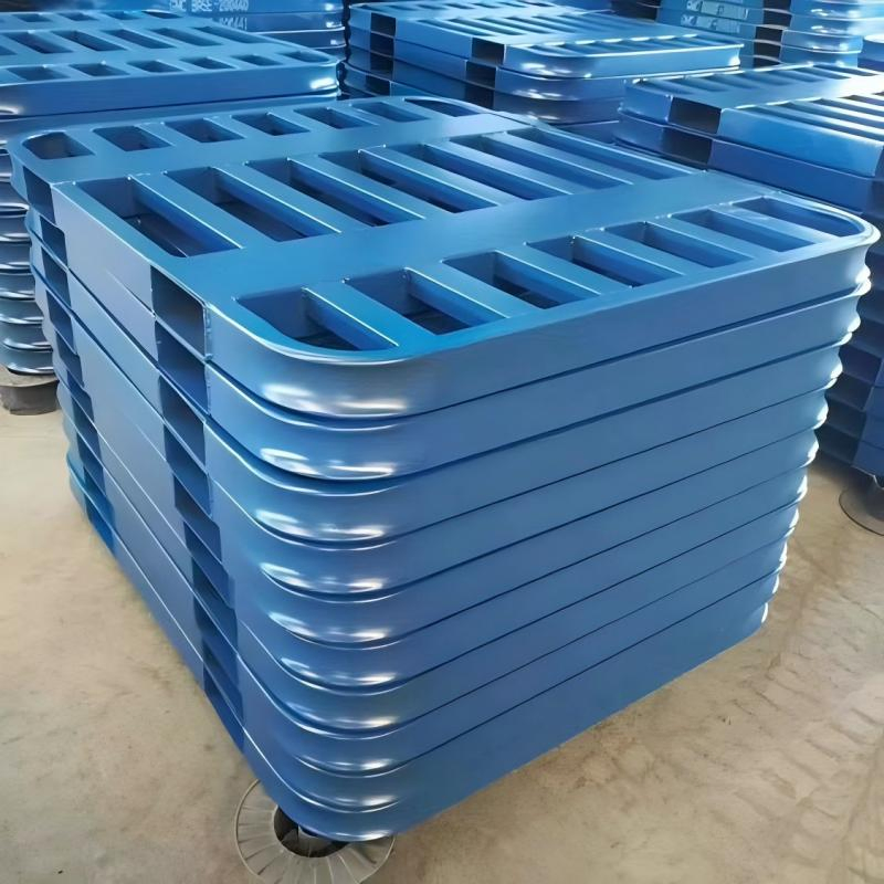 Single/ Double Faced 4 Way Entry Load Warehouse Metal Steel Pallets
