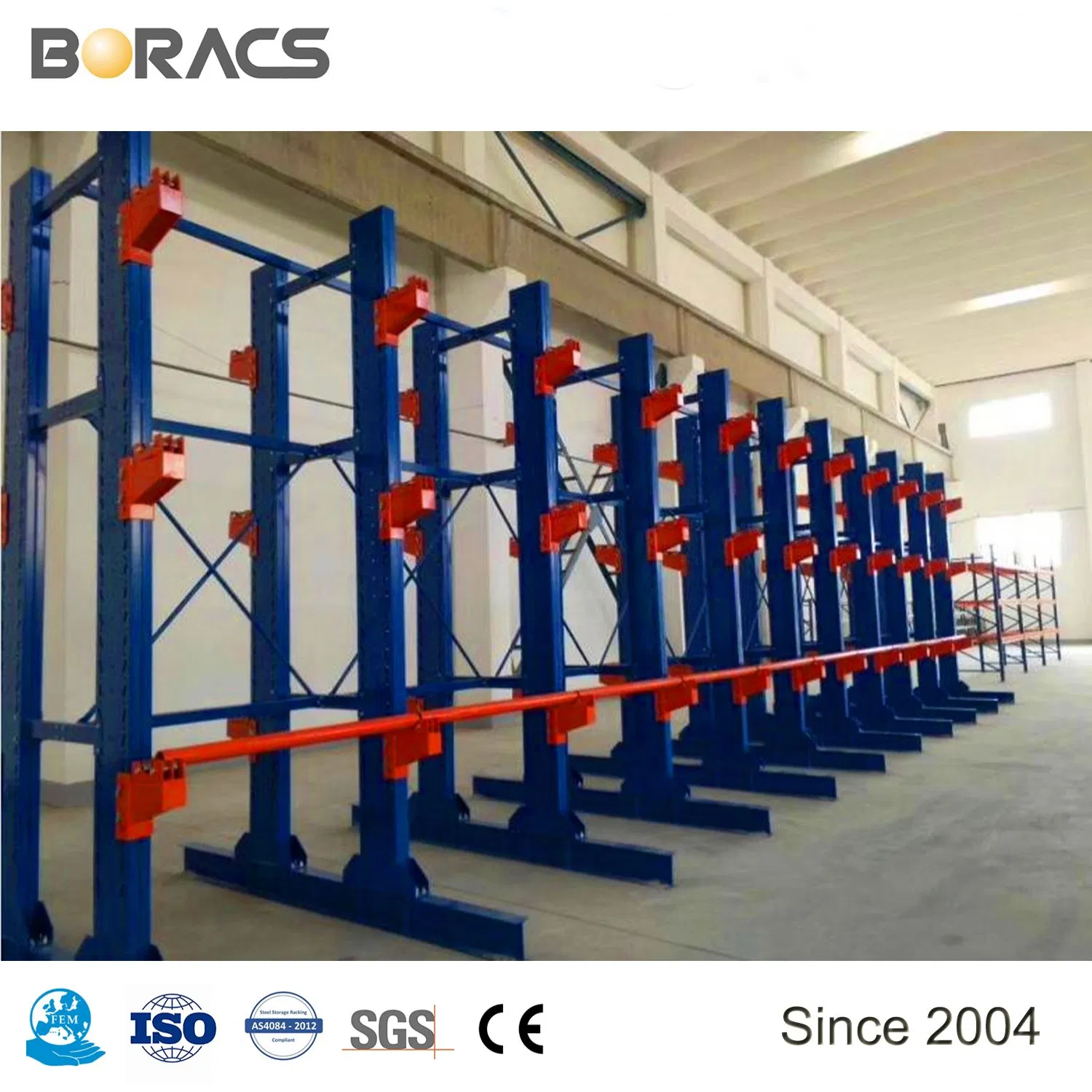 Heavy Duty Adjustable Industrial Steel Warehouse Storage Cantilever Racking