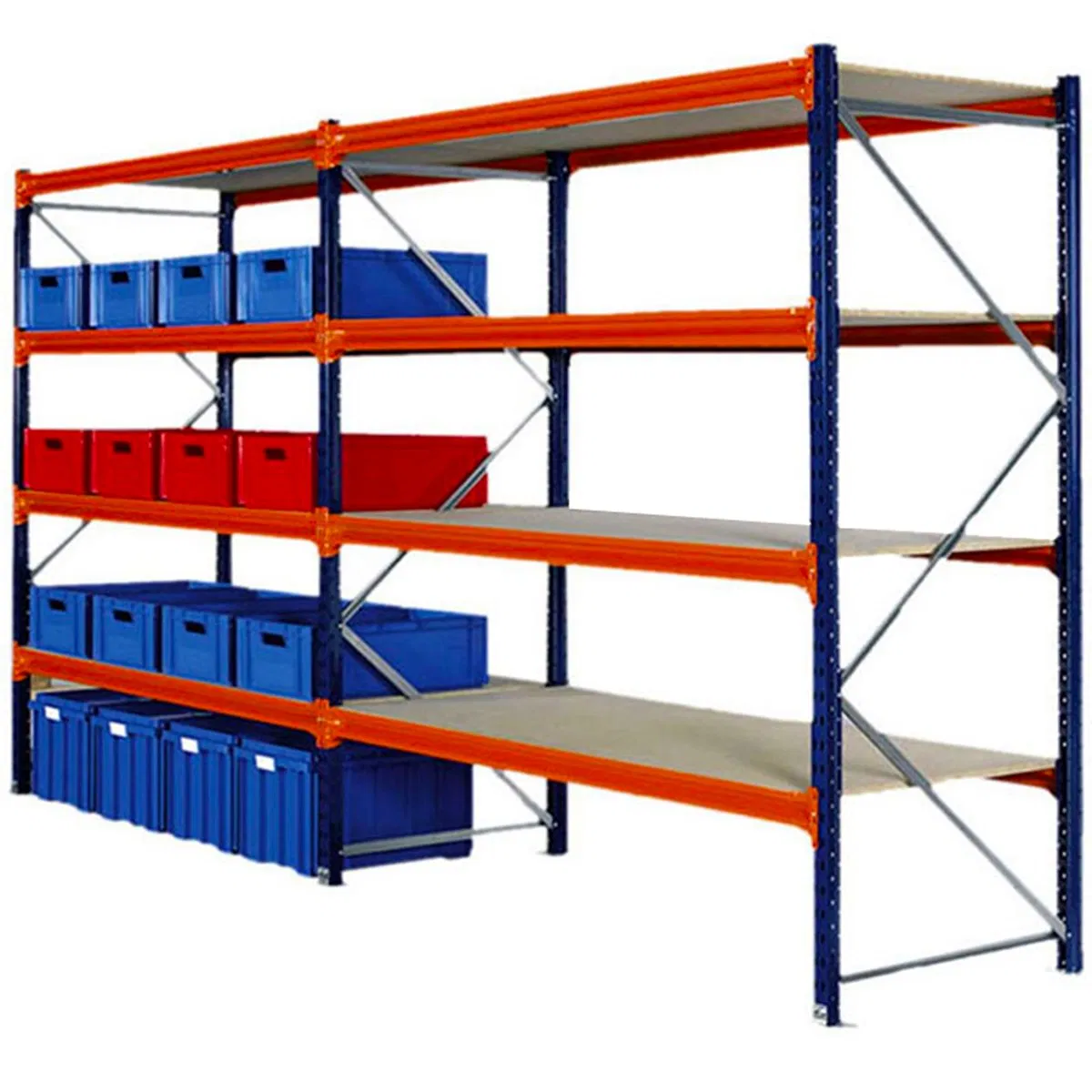 Warehouse Rack Medium Duty Long Span Shelf Micro Shelf System Metal Pallet Shelves Steel Storage Shelving