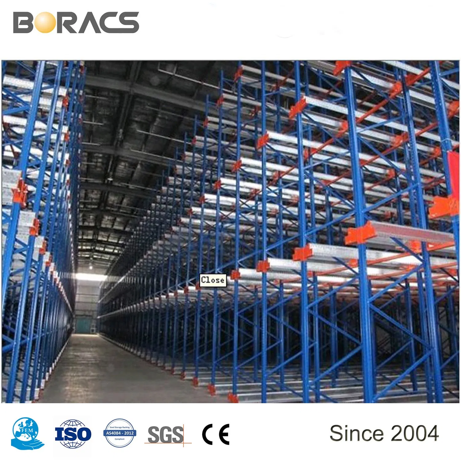 High Density Structural Pallet Drive in Pallet Racking From Professional China Manufacturer