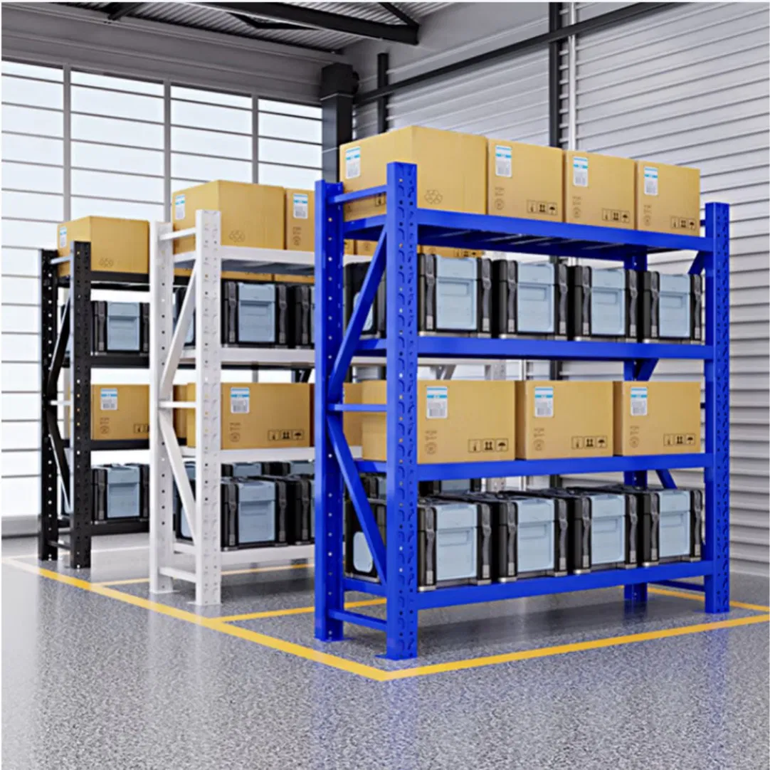 Industrial Pallet Racking Made From Structural Steel for Bulk Warehouse Storage Needs