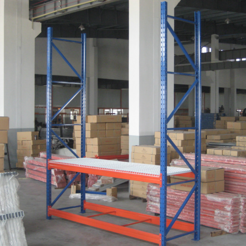 Galvanized Wire Mesh Decking Warehouse Storage USA Teardrop Pallet Rack