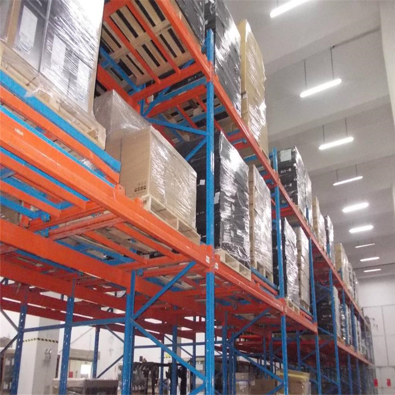 Heavy Loading Adjustable Push Back Pallet Racking Systems