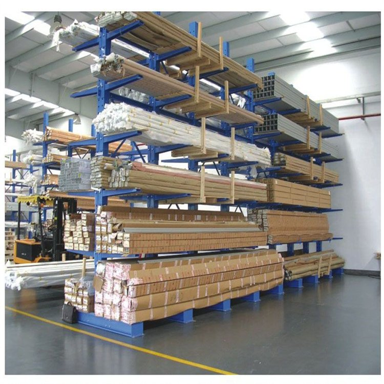 Heavy Duty Double Sided Storage Racks Cantilever Racking for Warehouse Structural Hose Cantilever Shelves