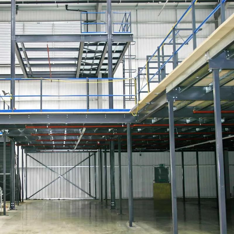 Heavy-Duty Warehouse Storage Steel Metal Structure Platform Rack Floor Mezzanine