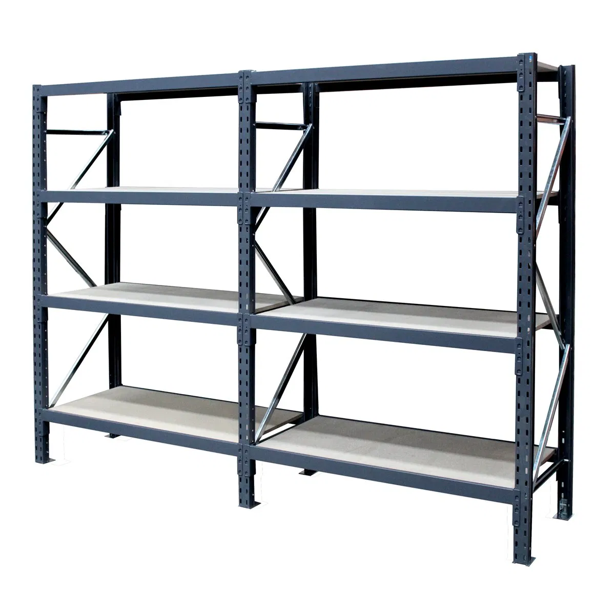 Warehouse Rack Medium Duty Long Span Shelf Micro Shelf System Metal Pallet Shelves Steel Storage Shelving