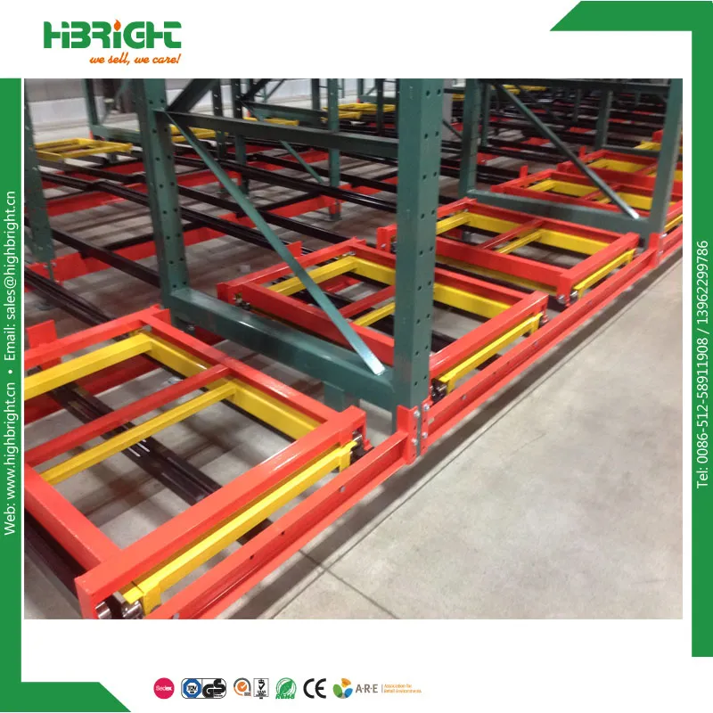 Global Push Back Pallet Racking System for Warehouse