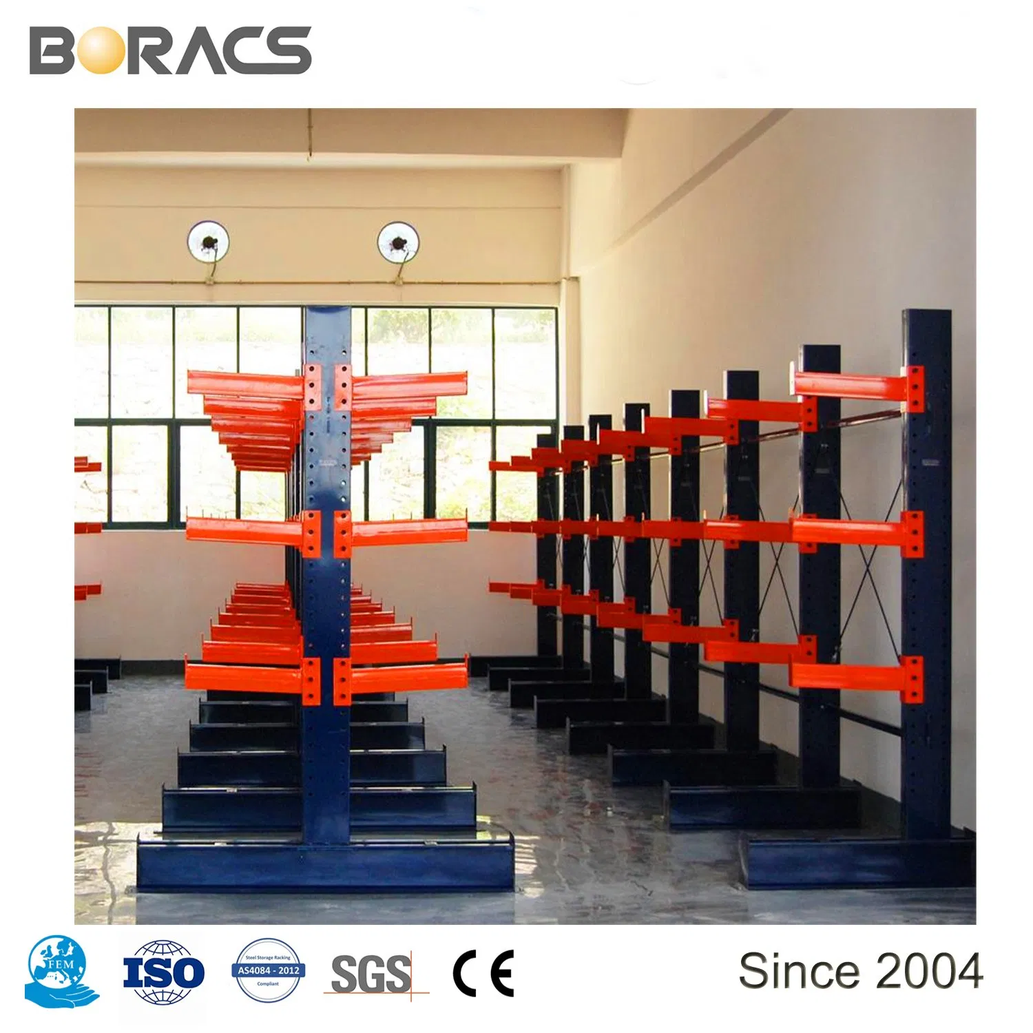 Heavy Duty Adjustable Industrial Steel Warehouse Storage Cantilever Racking