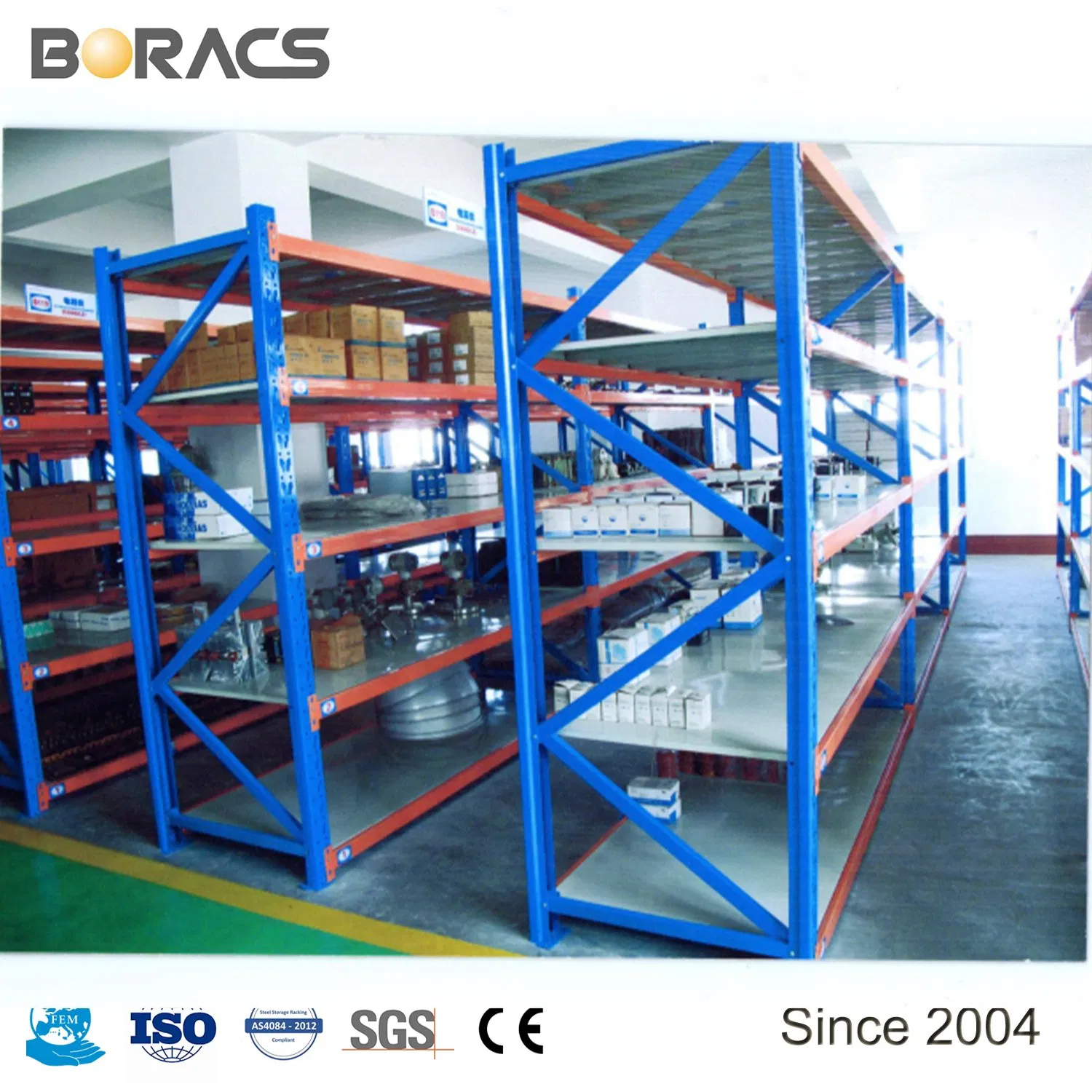 Medium Duty Popular Sale OEM Industrial Warehouse Longspan Storage Shelving/Storage Racking/Steel Shelving