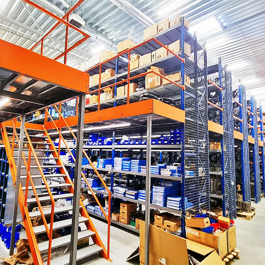 Warehouse Storage Heavy Duty Raised Platform Steel Mezzanine
