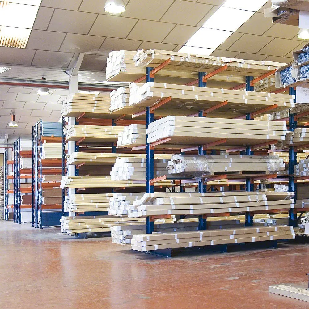 Heavy Duty Double Sided Storage Racks Cantilever Racking for Warehouse Structural Hose Cantilever