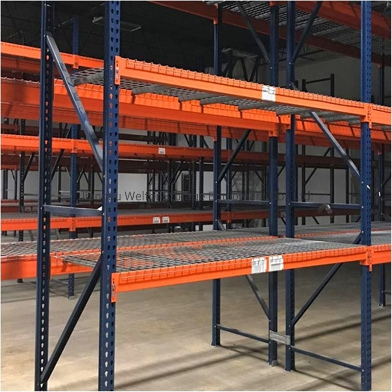 China Industrial Warehouse Storage Heavy Duty Teardrop Pallet Racking with American Standard