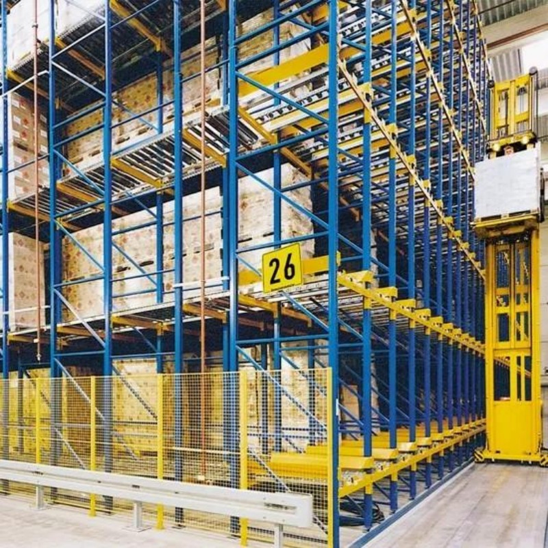 Durable Drive-in Storage Rack for Heavy Industrial Applications