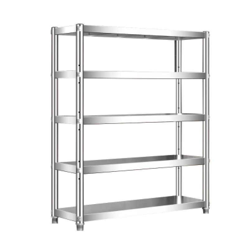 Stainless Steel Boltless Adjustable Middle Duty Rack Bearing 100kg/Layer Racks Warehouse Industrial Storage Shelving