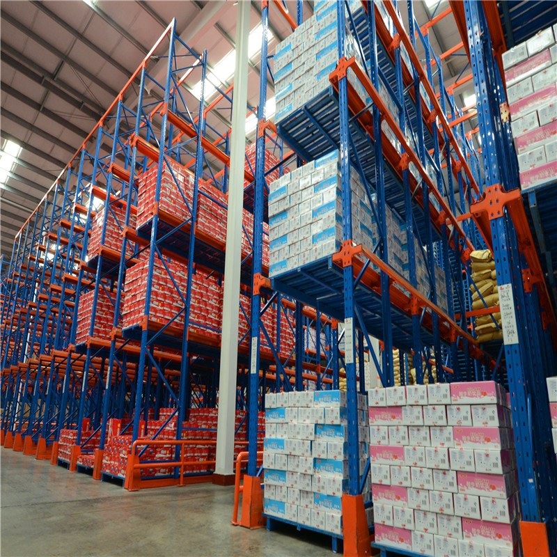 Heavy-Duty Steel Drive-in Racking for Efficient Warehouse Storage