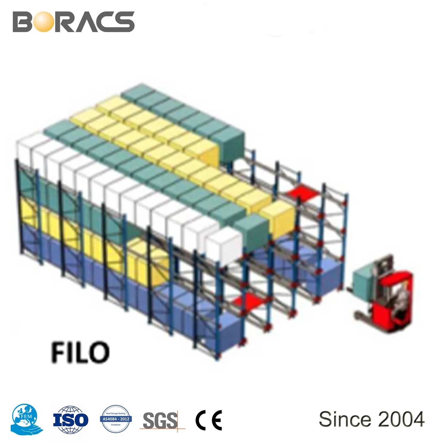 Chinese Industrial Structural Heavy Duty Warehouse Storage Shelving Racks Drive in Racking System