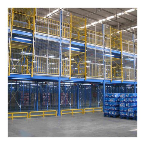Economical Structural Steel Warehouse Mezzanine Shelf Multi Level Warehouse Storage Rack Second Mezzanine Platform Heavy Duty Steel Mezzanine Rack