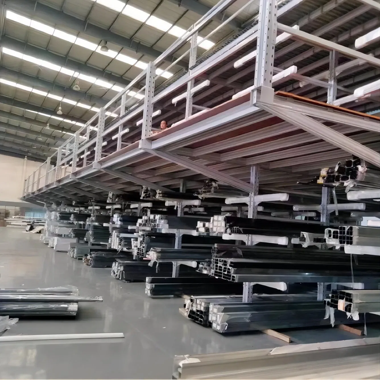 Industrial Warehouse Storage Adjustable Cantilever Rack