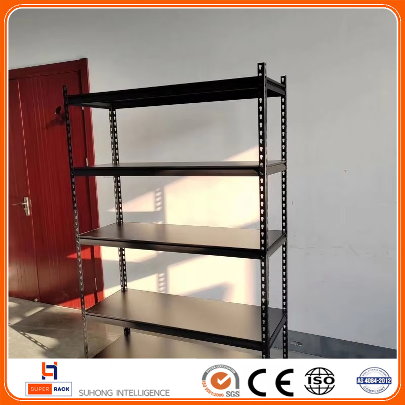 Adjustable Light Duty Lndustrial Steel Storage Robotics Asrs Solution Shelf Shelving Rack, Boltless Rivet Metal Warehouse Garage Shelf Manufacturer