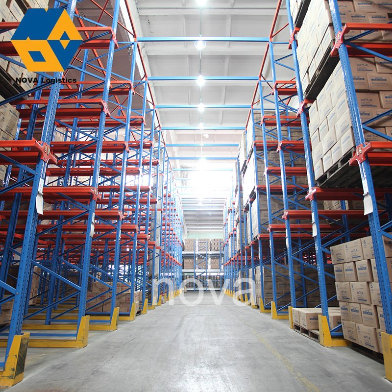 Fifo Customized Q235 Steel Metal Storage Drive-in Rack Shelves Industrial Warehouse Heavy Duty Pallet Racking Beam Frame Forklift Truck Drive in Rack