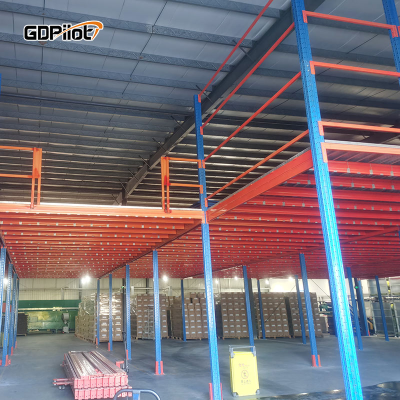 Flexible Modular Mezzanine Storage Solution with Custom Deck Features