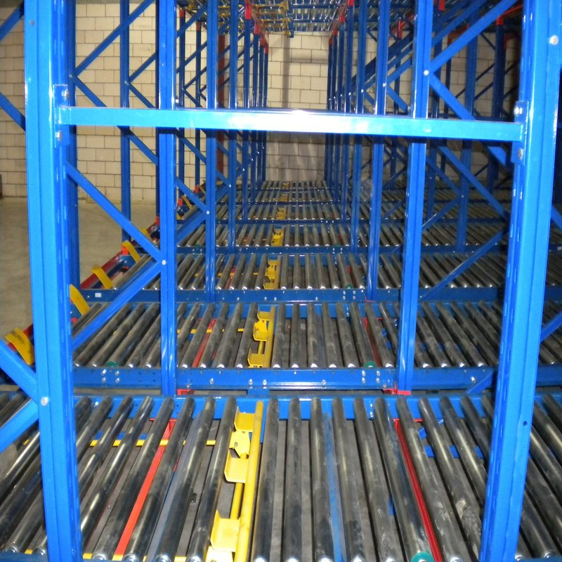 Versatile Live Storage Racking for Optimal Carton Flow Management