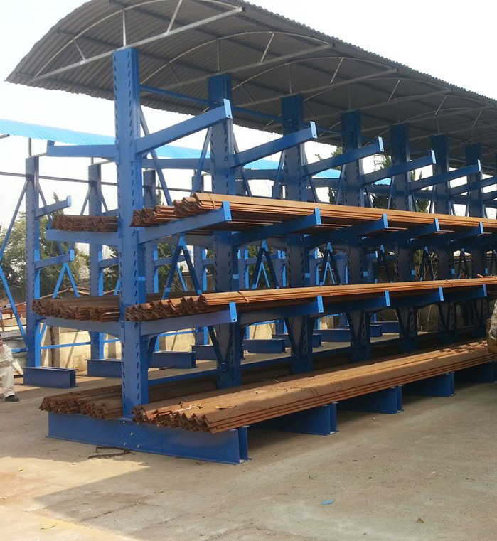 Secure Car Safety Heavy Duty Cantilever Rack for Auto Repair Service Shops