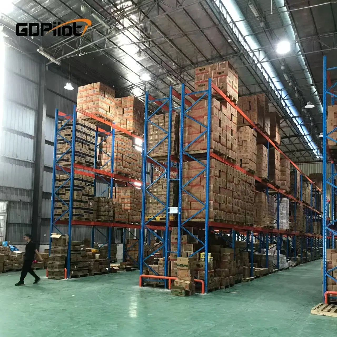 Customizable Multi Level Warehouse Shelving with Teardrop Uprights for Easy Beam Adjustment Heavy Duty Rack