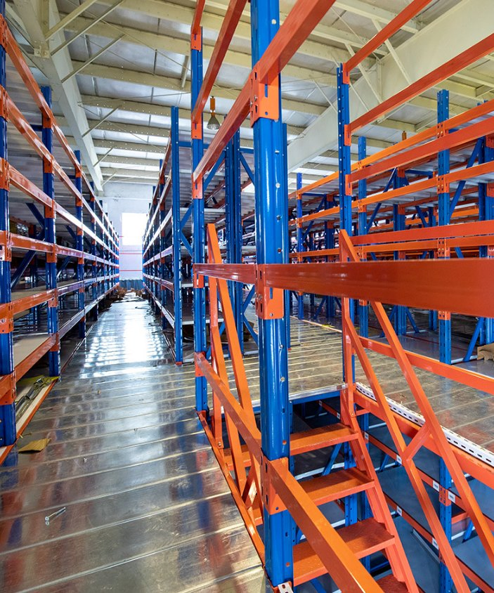 Pallet Storage Anti-Impact Mezzanine Pallet Platform Rack for Warehouse Pallets Industrial Packages &amp; Cargo Safety