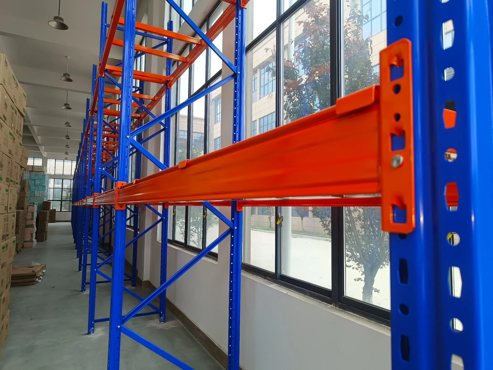Warehouse Large Capacity Widespan Racking System Metal Rack Longspan Display Steel Shelving