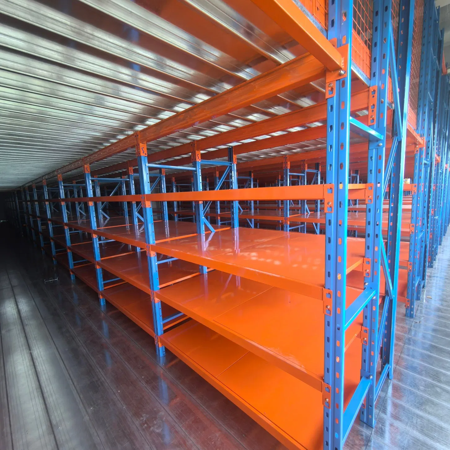 Professional Medium Duty Rack Warehouse Storage Solution with Safety Standards Compliance