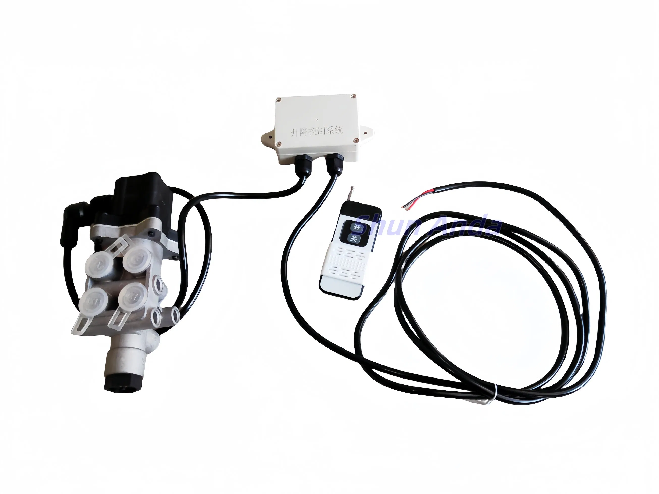 نظام رفع المحور الخلفي الأمامي مع التحكم عن بُعد لتعليق 24V/12V شبه المقطورة