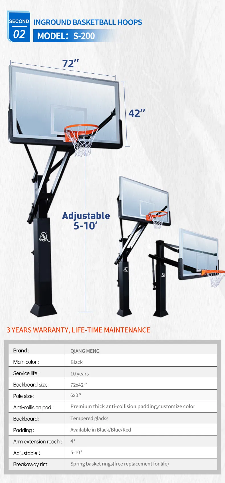 Outdoor Basketball System