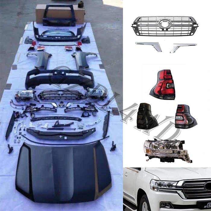 مجموعة تحويل السيارات 4WD 4X4 مجموعات هيكل السيارة لسيارة لاند كروزر LC200 2008-2015 ترقية إلى LC200 2016-2019