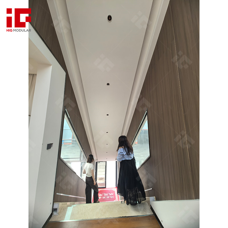 منزل حاوية مسبقة الصنع فاخرة 20FT 40FT وحدة سكنية شقة حمام مكتب ورشة عمل لوحة ساندويتش فولاذية