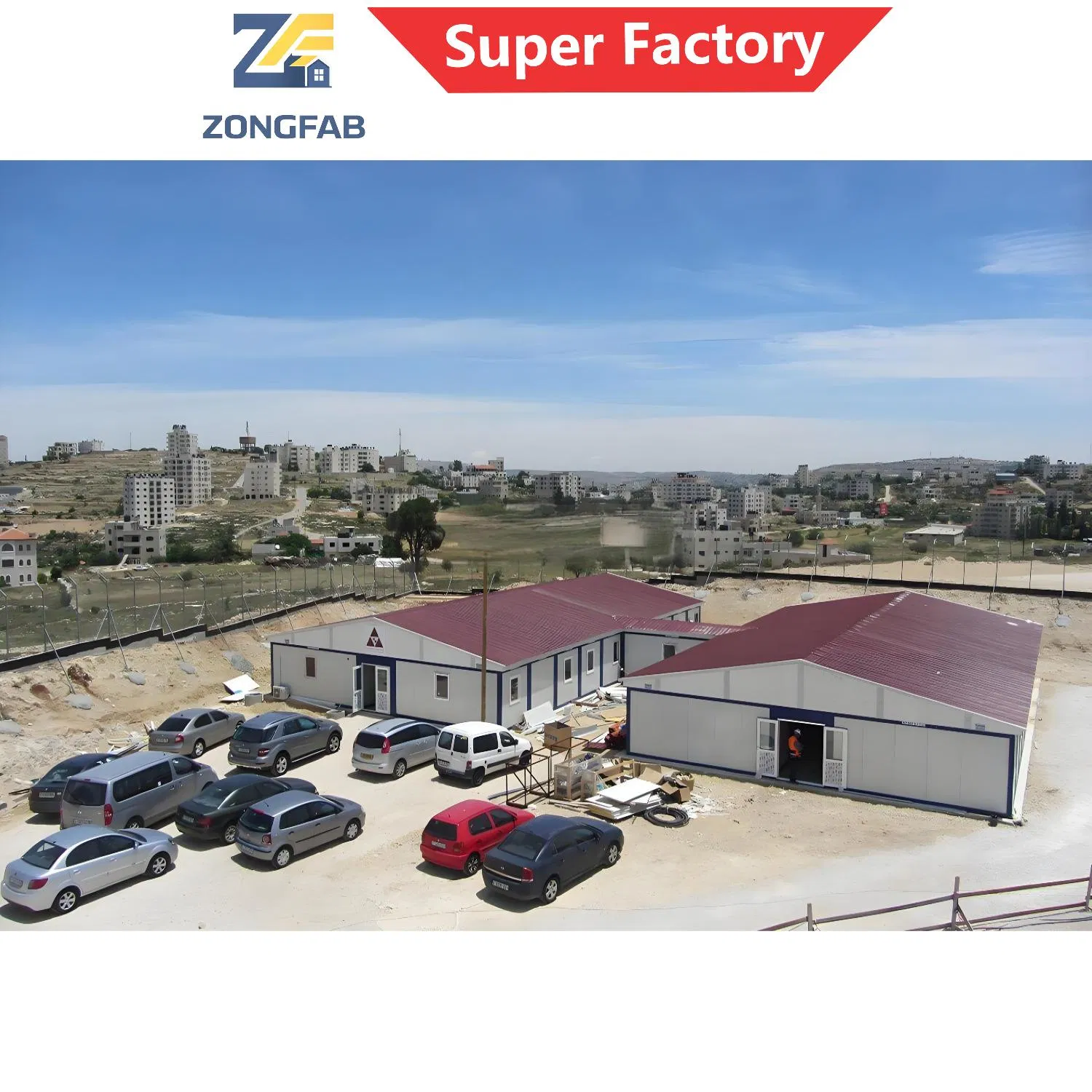 نوافذ جسر حراري مكسور جدار زجاجي فولاذي سكن قابل للفك تجميع مسبق الصنع مبنى حاوية سكنية