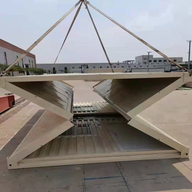 20FT 40FT حاويات مكاتب فاخرة قابلة للطي مصممة مسبقًا للنقل