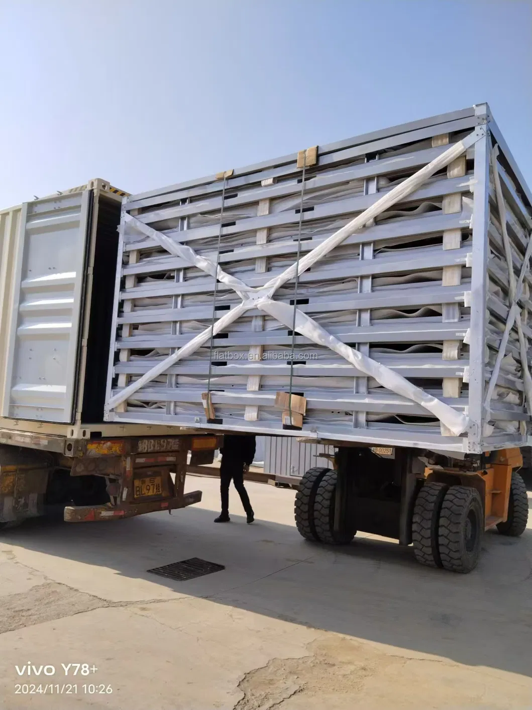 حاويات تخزين مسطحة صغيرة 5-10FT، قابلة للتعشيق داخل حاويات الشحن القياسية، حاوية تخزين، منزل حاوية متنقل