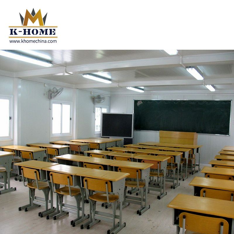 مدرسة حاويات مسبقة الصنع متعددة الطوابق سريعة التجميع