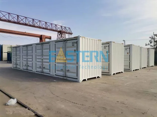 20FT حاوية شحن مفتوحة من الجانب بالكامل