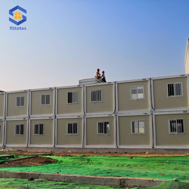 مدرسة حاوية محمولة بنظام مياه الأمطار لمنطقة صحراوية