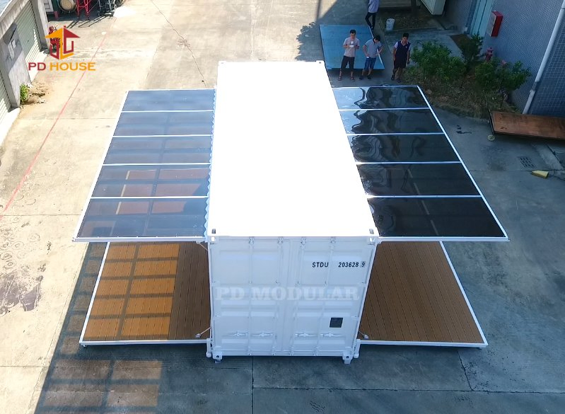 20-Foot مكتب حاويات فاخر مسبق الصنع عالي الجودة
