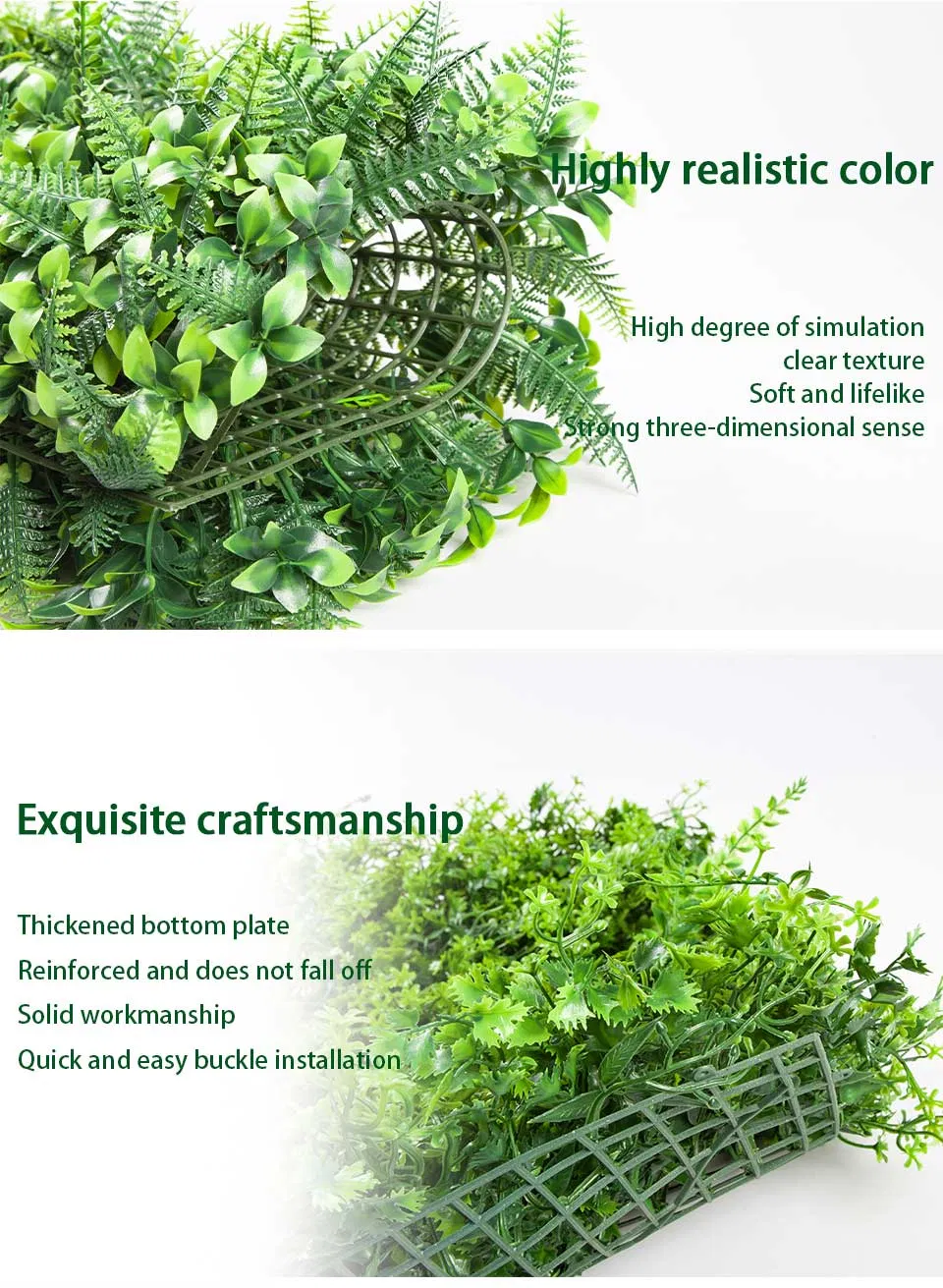 Artificial Grass Wall Detail 9