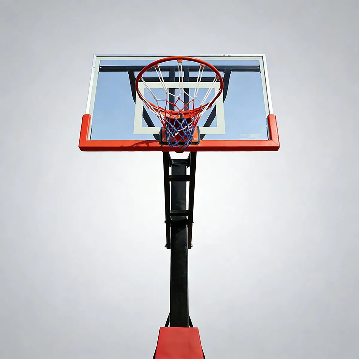 Professional Portable Height Adjustable Basketball System for Adults Youth Kids with Manual Crank Rotation Stand Indoor Outdoor Training Gear