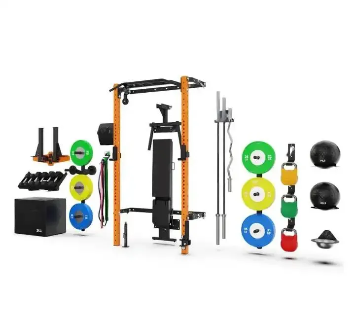 Wall Mounted Folding Power Rack 1