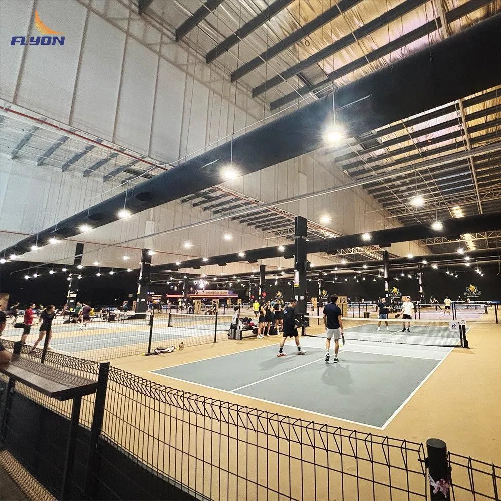 Professional Pickleball Court System with Durable Surface, Regulation Net and Boundary Lines