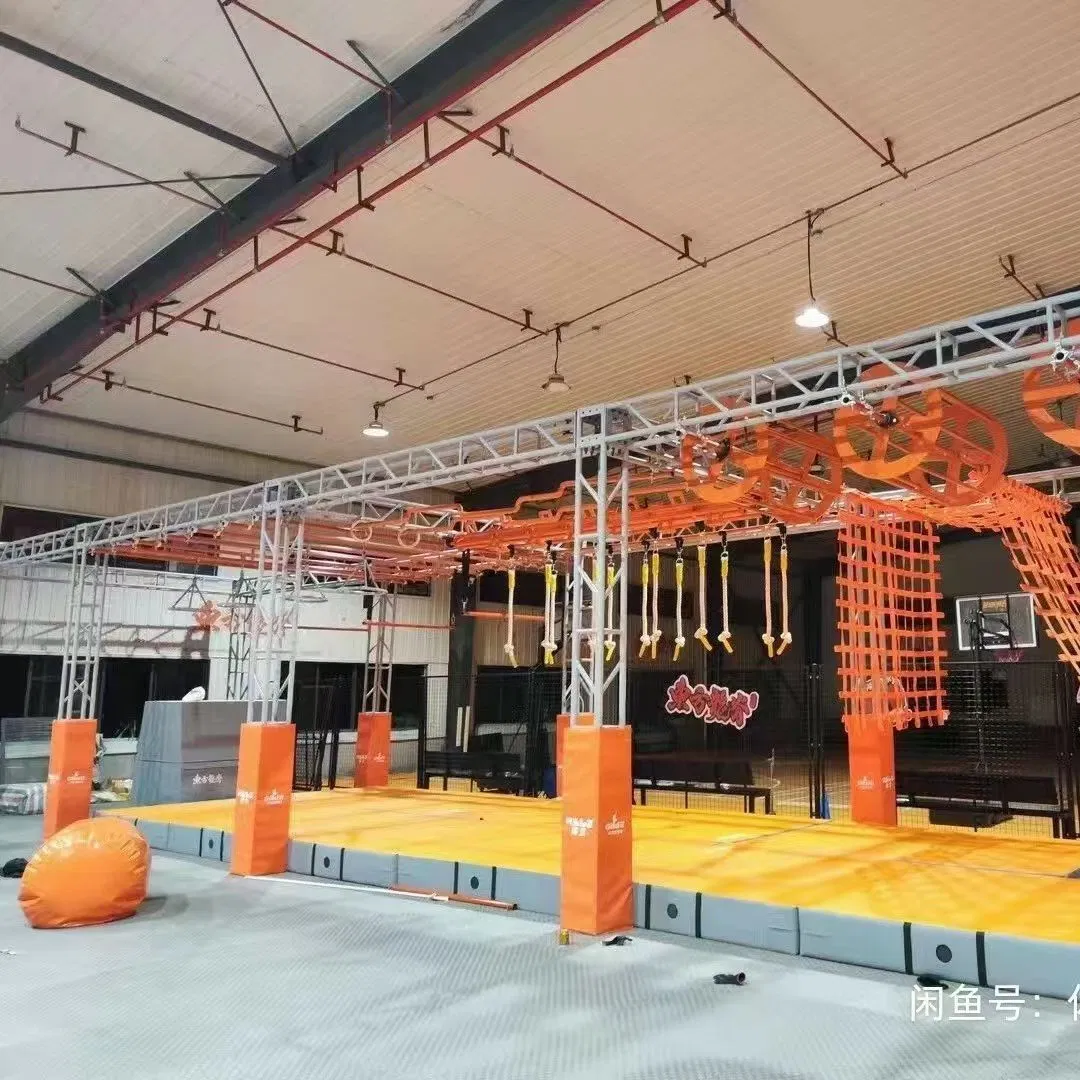 Adjustable Indoor Ninja Training Warrior Track Kit for Playground Enhances Child's Strength