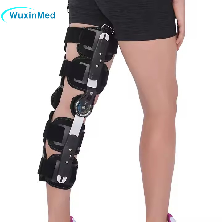 Adjustable Osteoarthritis Knee Immobilizer Orthopedic Medical Hinged Knee Brace Comfortable and Easy to Use
